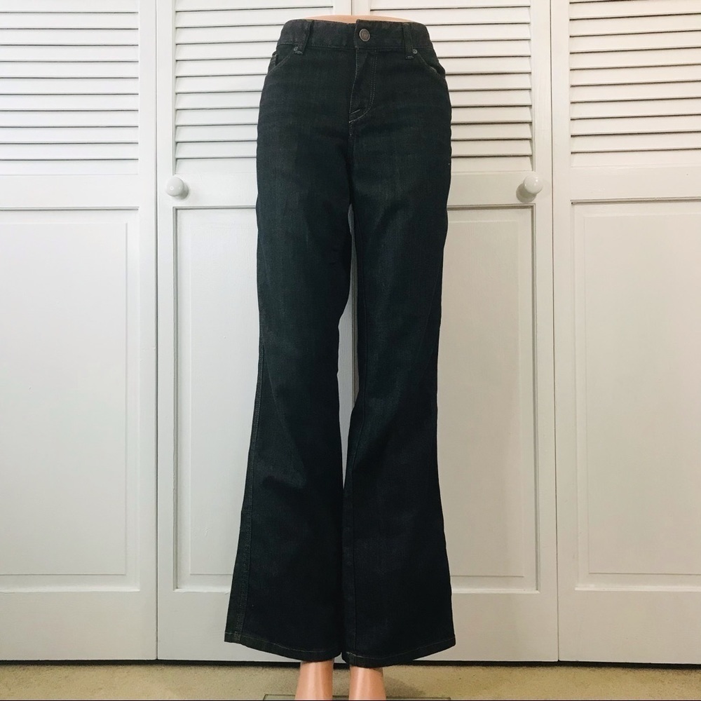 3/$25 CALVIN KLEIN JEANS Dark Blue Lean Boot Cut Jeans Size 30
